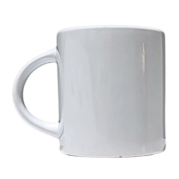 Peanuts Snoopy Coffee Mug Let It Snow Ceramic Cup White Blue Winter Snowflake - Picture 5 of 6